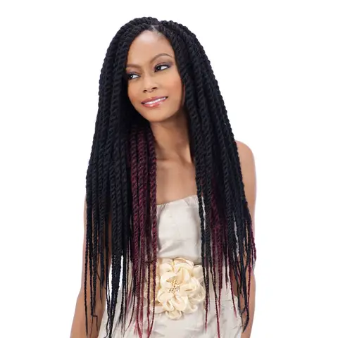 FreeTress Equal Braids Double Strand Style 3X Cuban Twist 16"