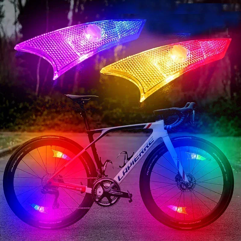 AliExpress anlyxi LED Bicycle Spoke Light Waterproof Road Bike Wheel Lights Night Riding Safety Warning Spokes Lamp