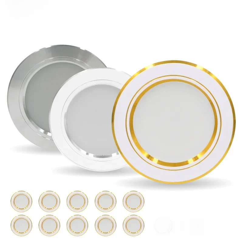 10 teile/los Led Downlight 220 v Decke Licht 5 W 9 W 12 W Einbau unten licht Runde Led-Panel Licht 15 W 18 W Scheinwerfer Innen Beleuchtung