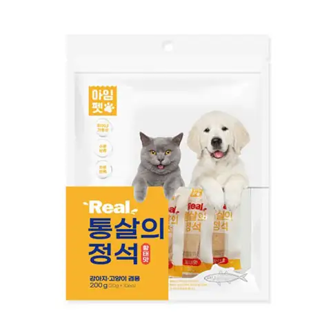 아임펫 통살의정석(황태/200g),고양이간식,캣간식,강아지간식,닭가슴살