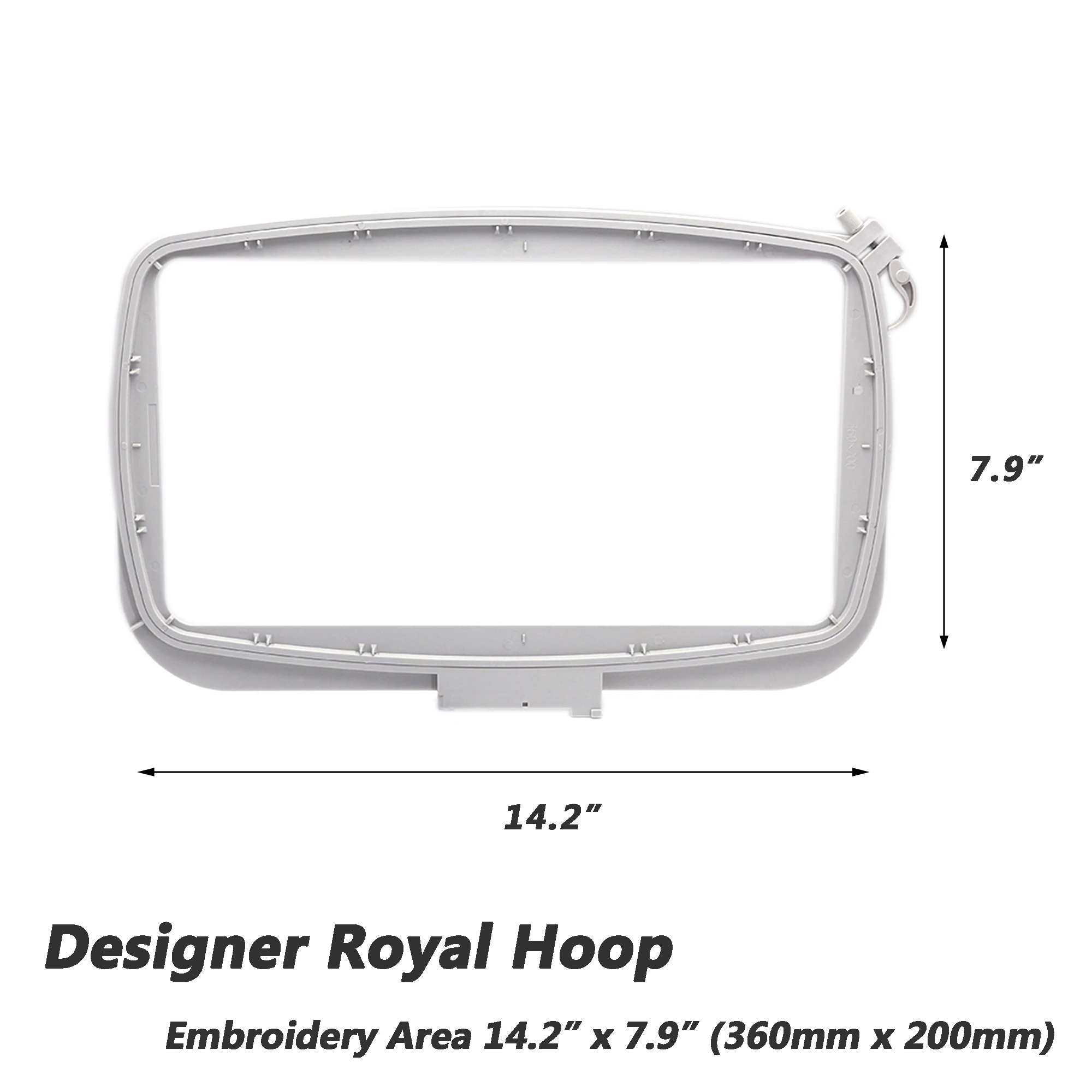 

Embroidery Designer Royal Hoop for Husqvarna Viking Designer Diamond Deluxe Royale Ruby Topaz 50 Sewing Machine Frame