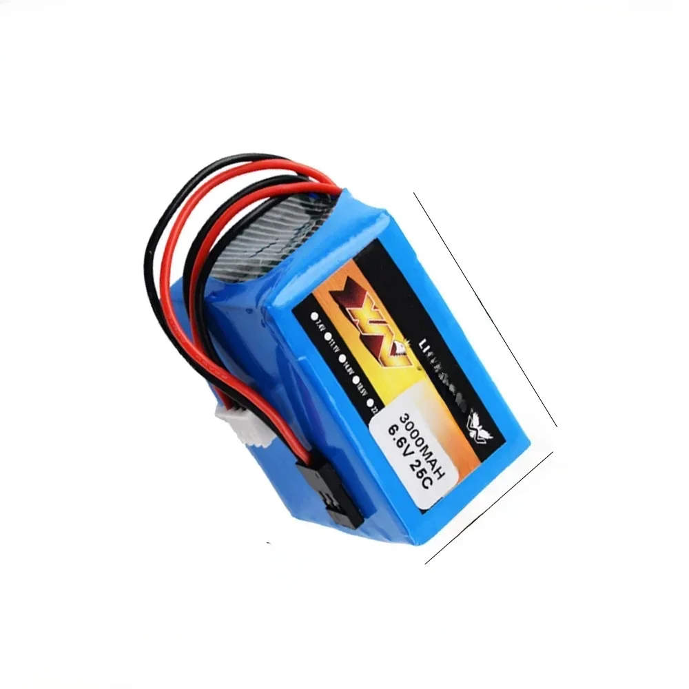 LIfepo4 2S Lithium iron phosphate 6.6V 3000mAh LiFe Receiving battery For Model ship model High rate lithium iron battery pack