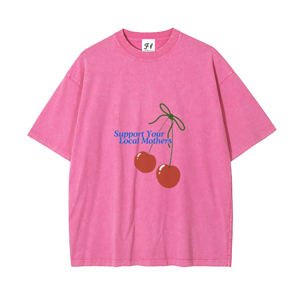 Vintage Y2k Vibes Unisex Męska Damska Wygodna Letnia Sprana Koszulka Vintage Craft z Krótkim Rękawem z Czystej Bawełny w Stylu High Gothic