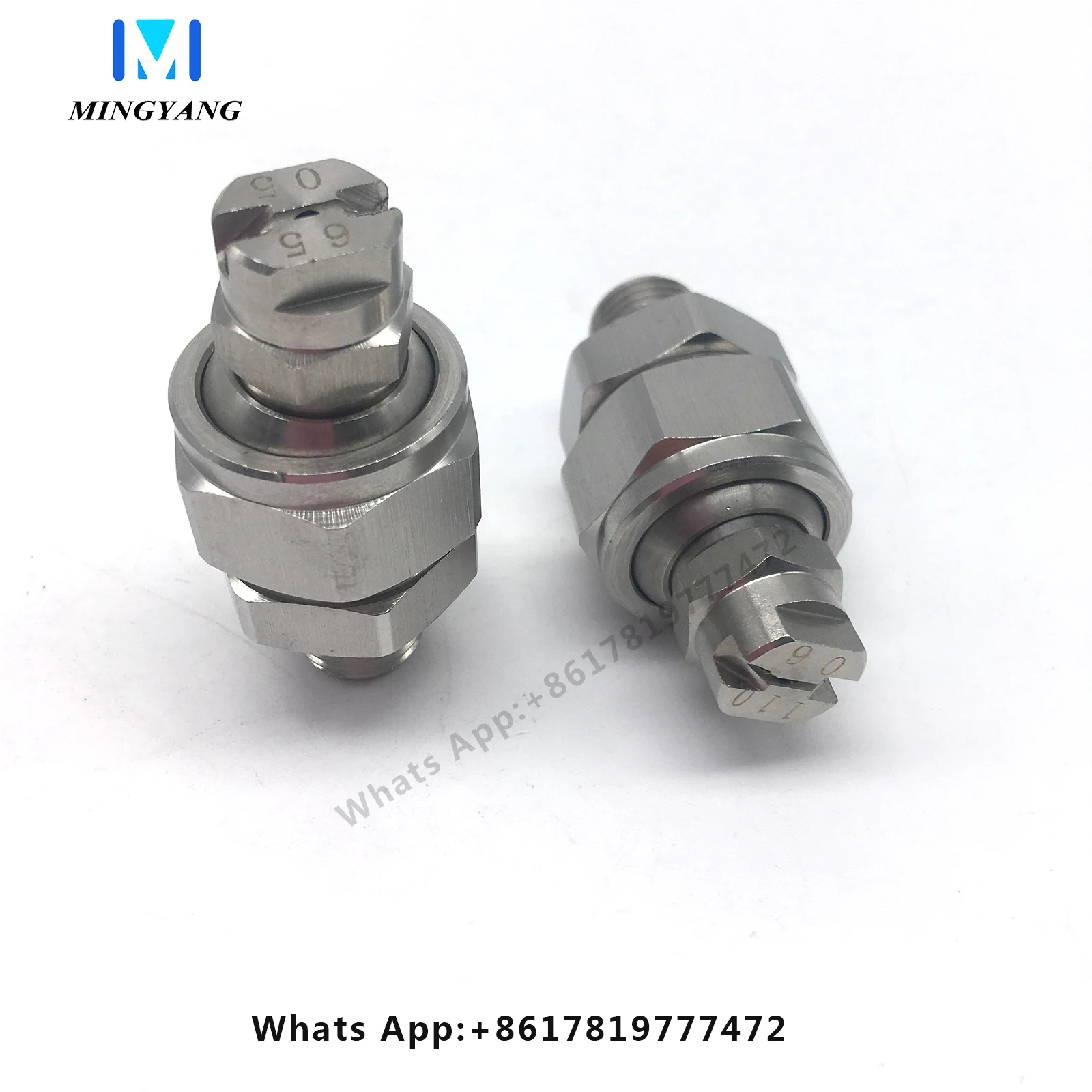 

304 Stainless Steel 155 Adjustable Ball Joint Universal Quick Adapter Rotary Fan-Shaped Cone Nozzle