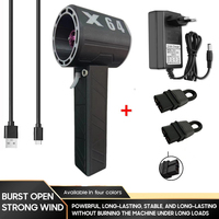 X64 Violent Blower Handheld Turbo Jet Fan 64mm Brushless Powerful 1400G Thrust 1000W Highpower Duct Fan Turbo Fan Car Air Blower