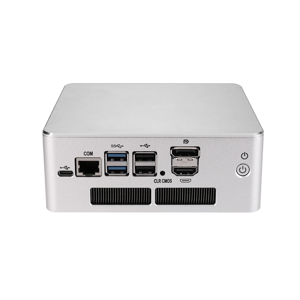 HUNSN Micro apparecchio firewall, Pentium Gold 7505,RS54,Mini PC,PFSense,Mikrotik,OPNsense,VPN,Router PC,6LAN,DP,HD,Type-C,con ventola