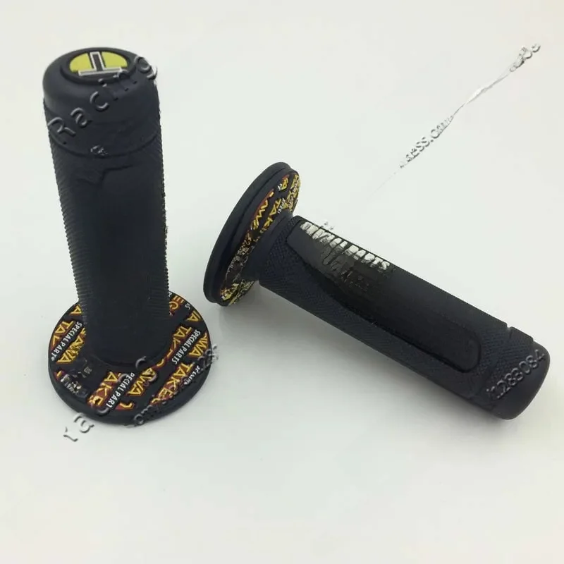 AliExpress Pit Pro Racing YELLOW Handle Grip TAKEGAWA High Quality Universal Motorcycle Dirt Bike Motocross Pit 7/8 "Handlebar grips Special parts