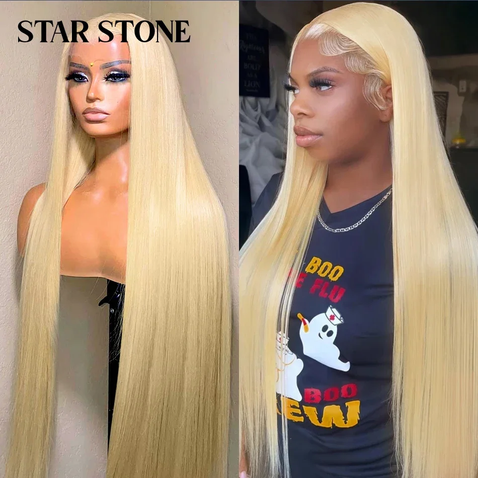 

30 32 Inch 613 Blonde Straight 13x6 Lace Front Human Hair Wigs Brazilian Remy Colored Glueless 13x4 Lace Frontal Wig for Women