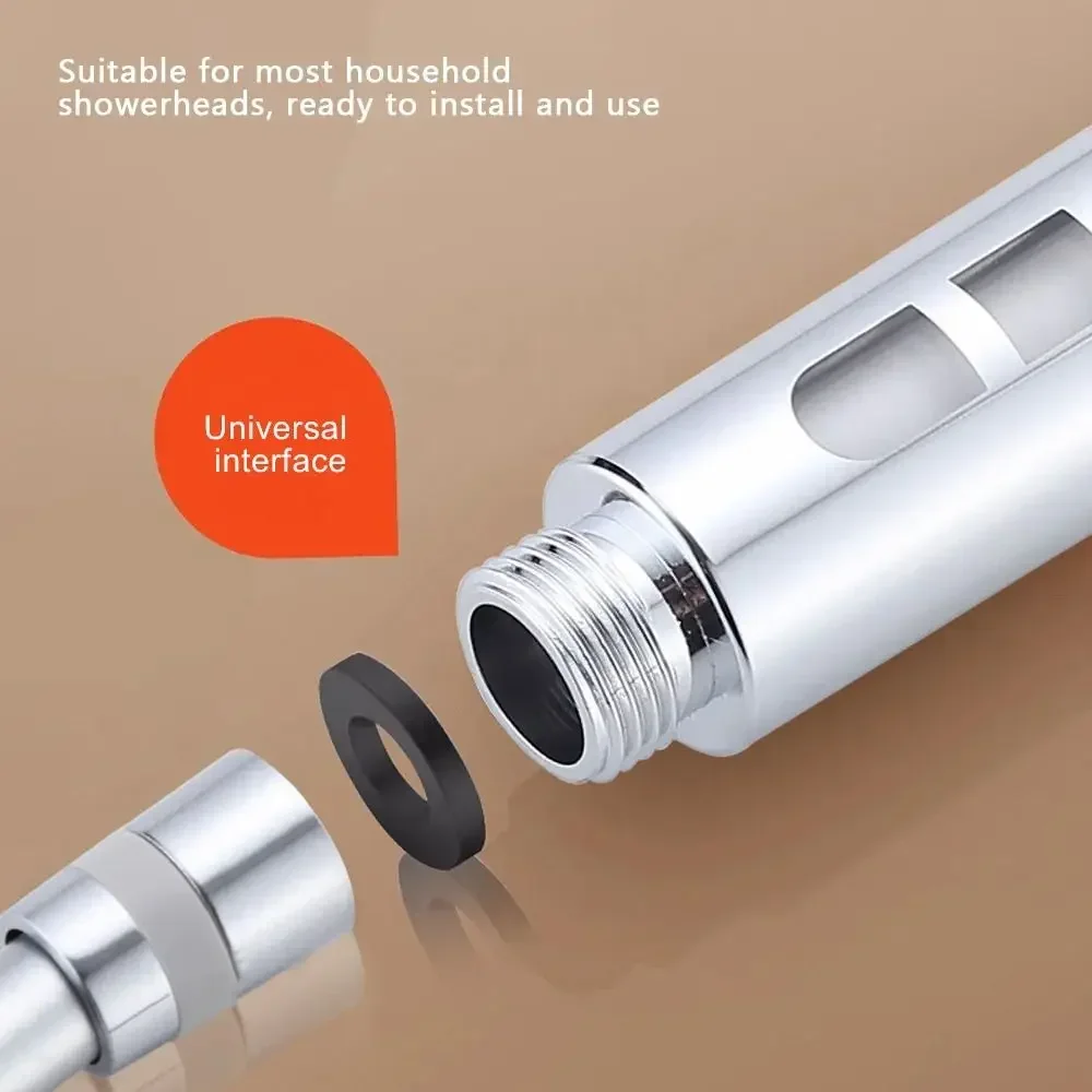 6 Modes Adjustable Handheld High Pressure Water-saving ShowerHead Shower Head With Stop Button Sprayer Bathroom Accessories