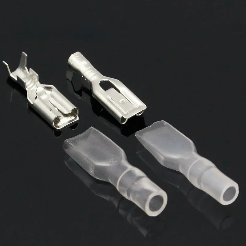 Zacisk zaciskany 4,8 mm 50 szt. Złącze żeńskie typu Spade z etui 50 szt — zdjęcie 2