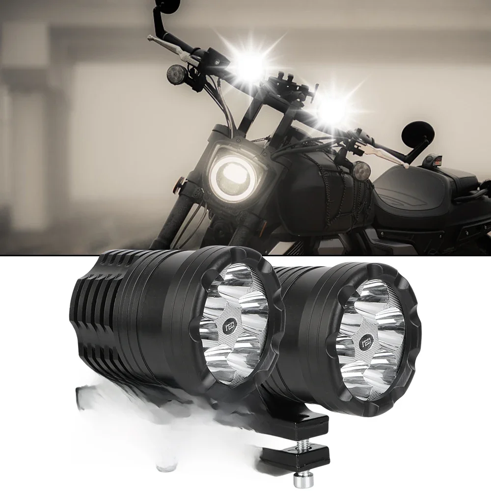 AliExpress NONE 12-80V Motorcycle Spotlight LED Truck Trailer Lights Fog Lamp 30W 6500K Electric Bicycle Headlight Dirt Pit Bike ATV Accessories