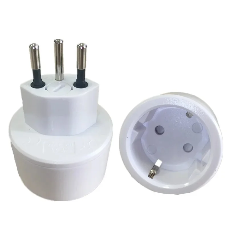 EU DE Niemcy gniazdo 3-pinowe szwajcarskie wtyczki adapter Wbudowany szwajcarski adapter konwertera wtyczki Szwajcarskie wtyczki zamieniają się na francuskie wtyczki — zdjęcie 2