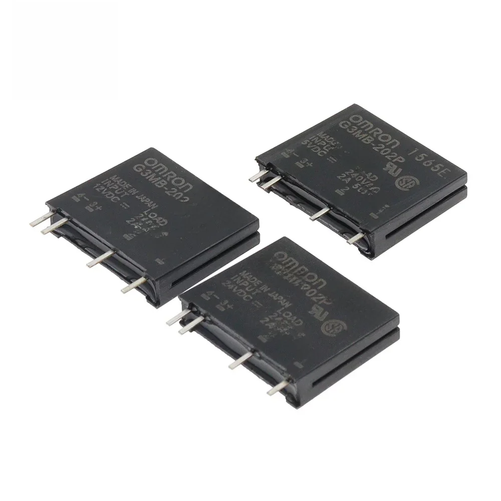 5PCS Moduł przekaźnika G3MB-202P G3MB 202P DC-AC PCB SSR In 5V 12V 24V DC Out 240V AC 2A Moduł przekaźnika półprzewodnikowego — zdjęcie 2