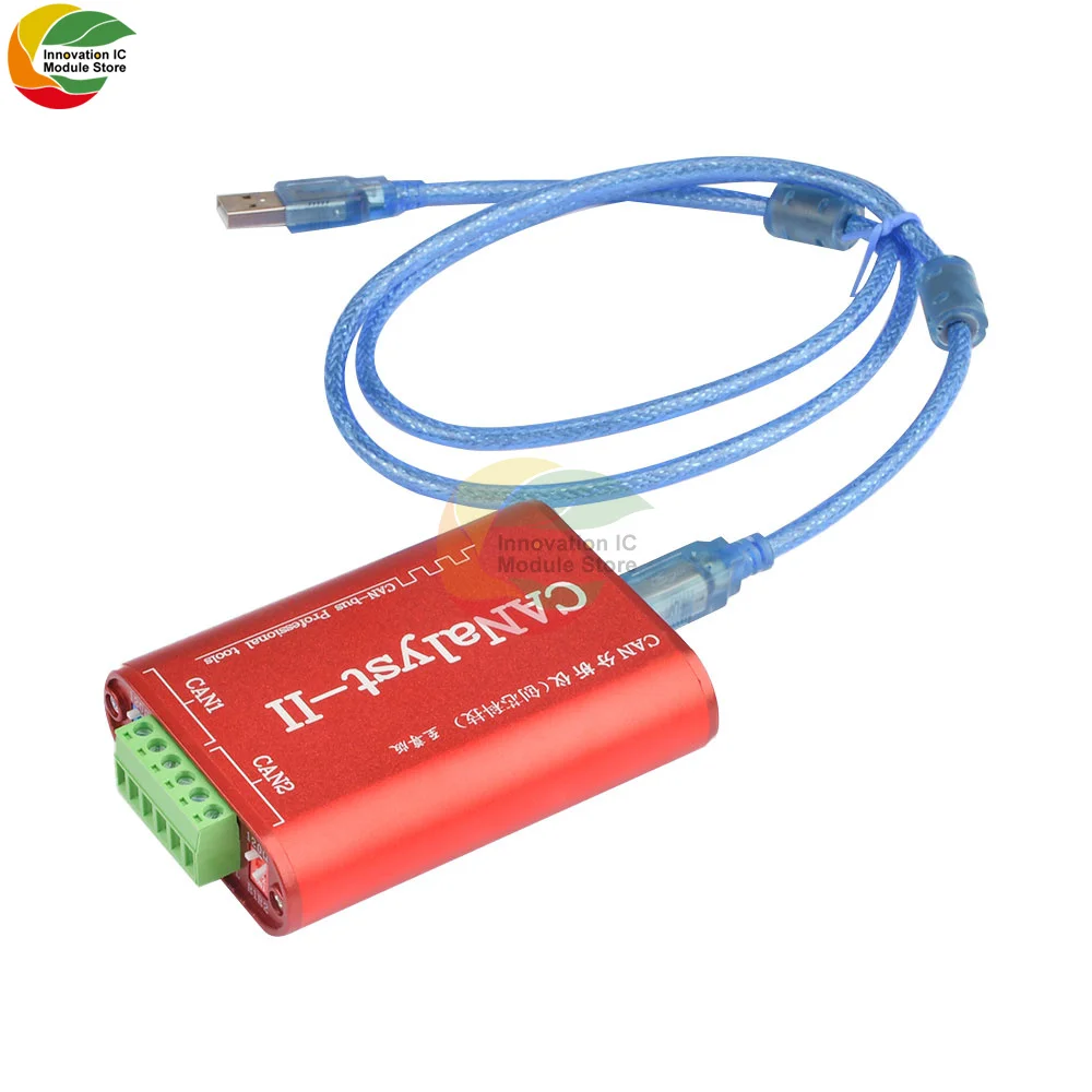 Moduł rozszerzeń analizatora Ziqqucu canalyst-ii Pro 2CH USB do CANBus analizator USBCAN 2500 VRMS ZLG CANTest CANPro izolator