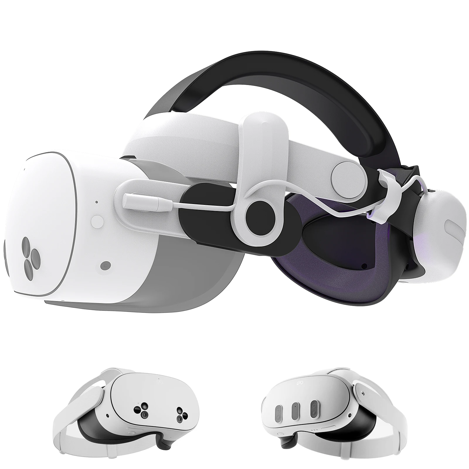

mtomatovr S4 Battery Strap Compatible with For Meta Quest 3 and 3S Extended Playtime Comfort Fit Enhanced VR Experience