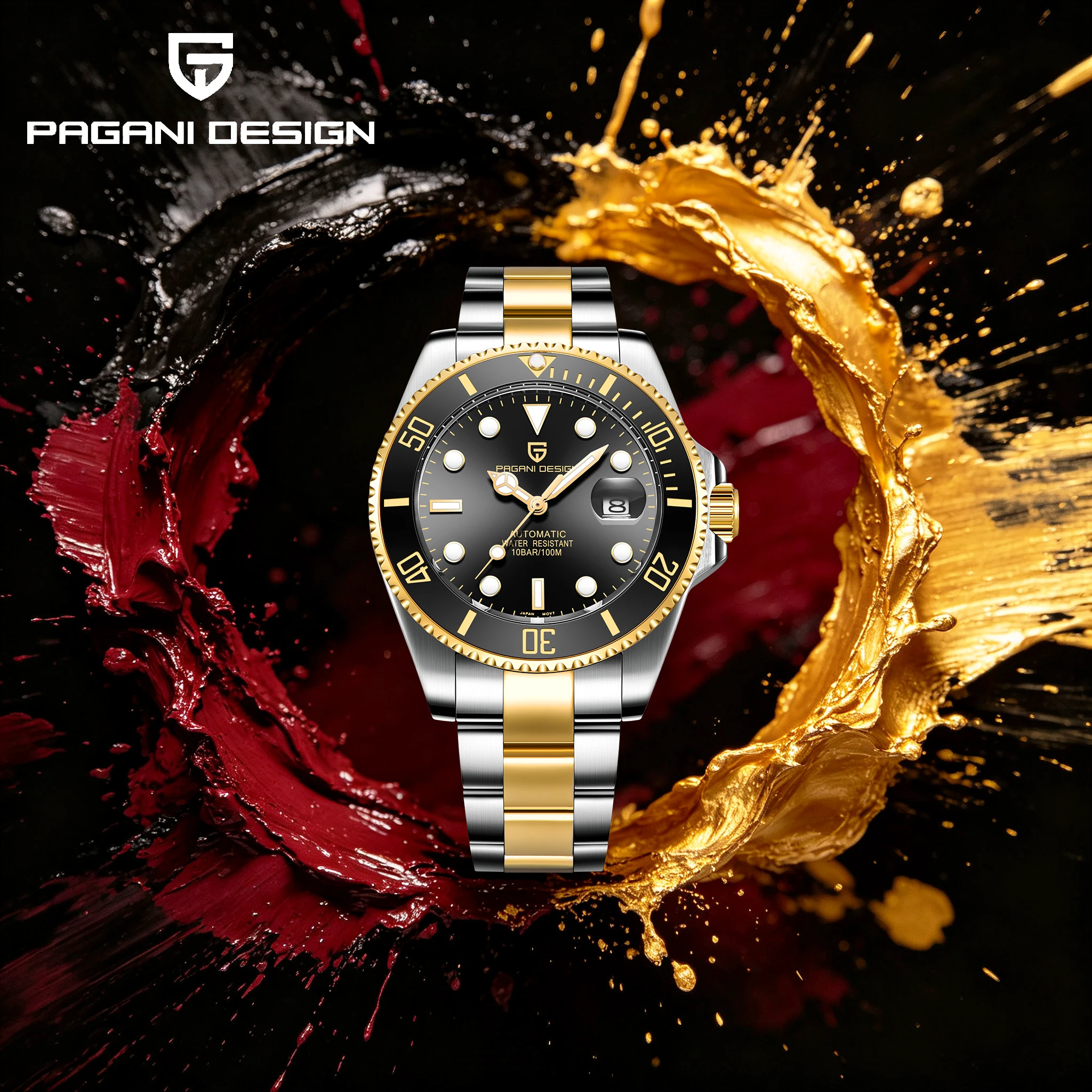 2026 PAGANI DESIGN Business Luxury Men's Automatic Mechanical Watch Sapphire Date Window Waterproof Watch For Man Banquet & Gift