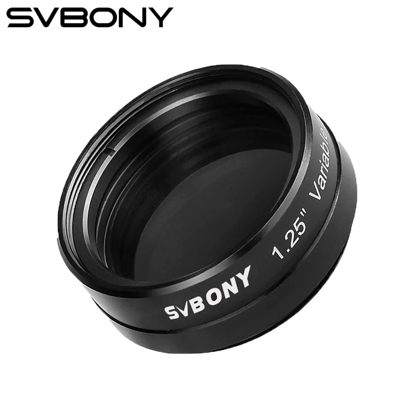 SVBONY 1.25'' Filter Variable Polarizing for Astronomy Monocular Telescope & Eyepiece Viewing the Moon and Planets SV128