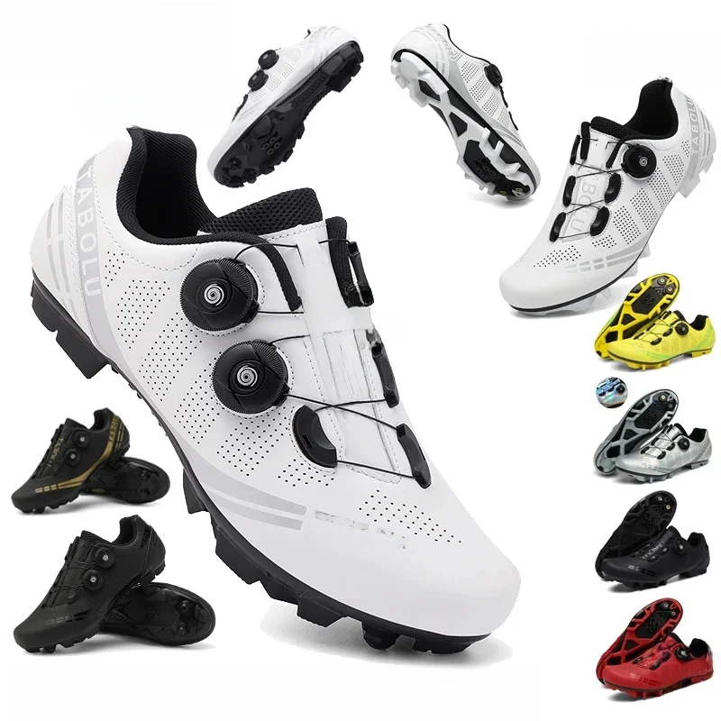 Fietsschoenen bijgewerkt model MTB Bike Heren Racing Contest Zelfsluitende Snelheid Fiets Sneakers Dames Spd Schoenplaten Fietsschoenen - afbeelding 2