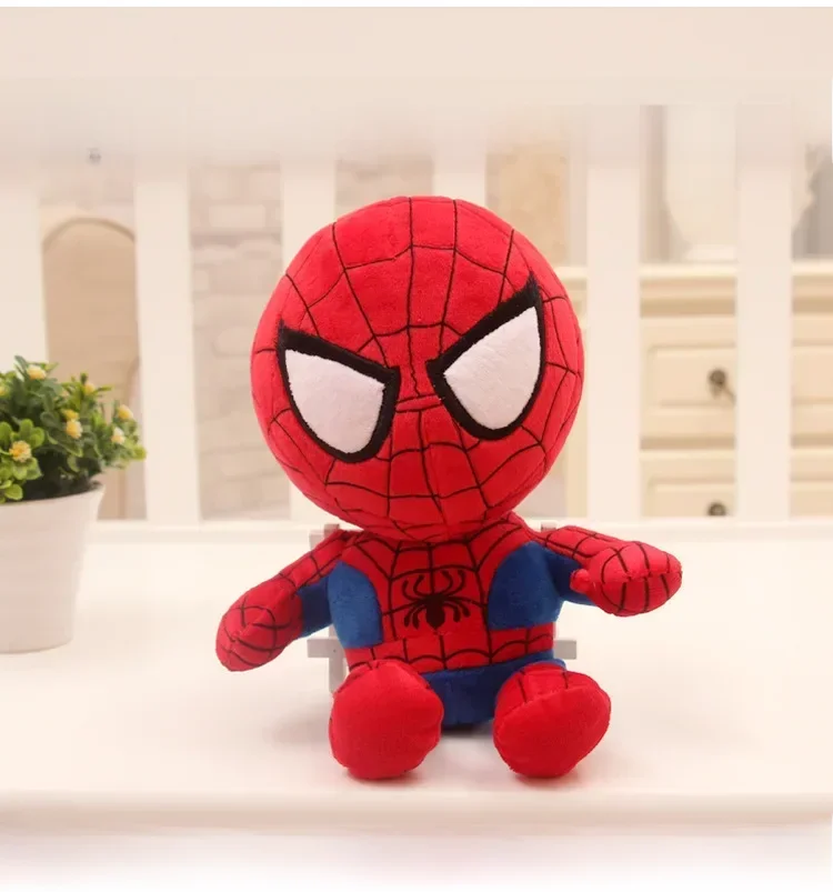 NEUE 27 cm Mann Spidermaned Plüsch Spielzeug Film Puppen Marvel Avengers Weiche Angefüllte Held Captain America Eisen Weihnachten Geschenke für Kinder