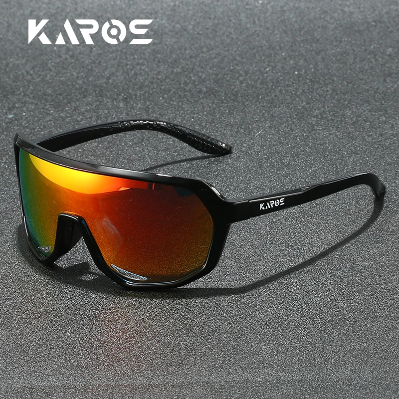 KAROS Fashion Polarized Sunglasses for Men Women Fishing Driving Sun Glasses UV Protection Cycling Hiking Shades with Case