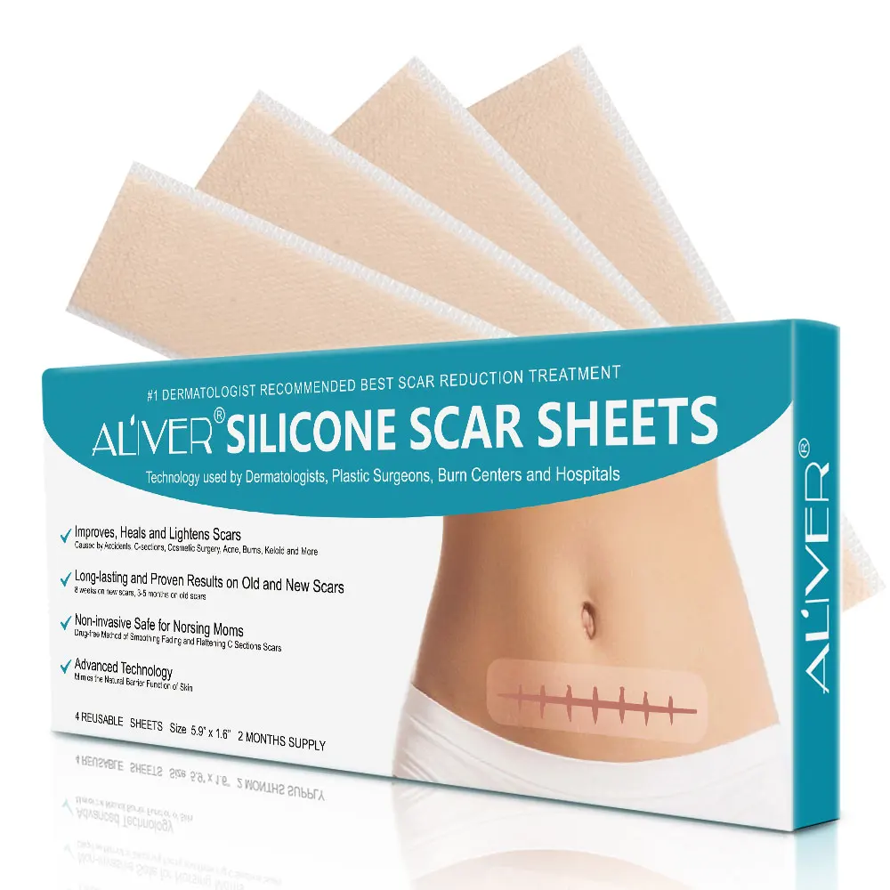 

Advanced Technology Silicone Scar Sheets Mimics Natural Barrier Function of Skin Improves Heals & Lightens Scars Reusable Sheets