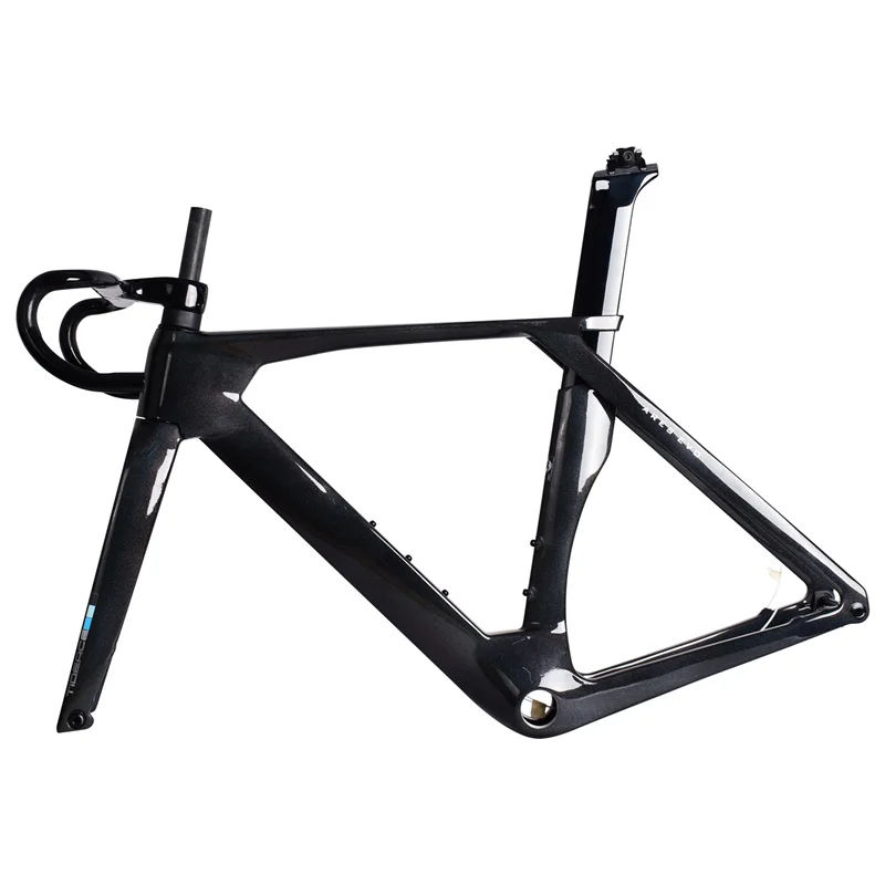 EPS T1000 Full Carbon Fiber Road Bike Frame, 980G, Full Internal Cable, Disc Brake, T47 Max 700 * 32C Tires