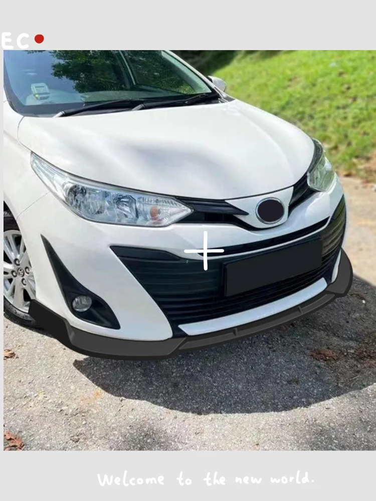 HANCHI Front Lip Front Shovel For 2018 TOYOTA VIOS front Shovel Front Lip Small Encircling Rear Lip of Tail Side Skirt Car parts