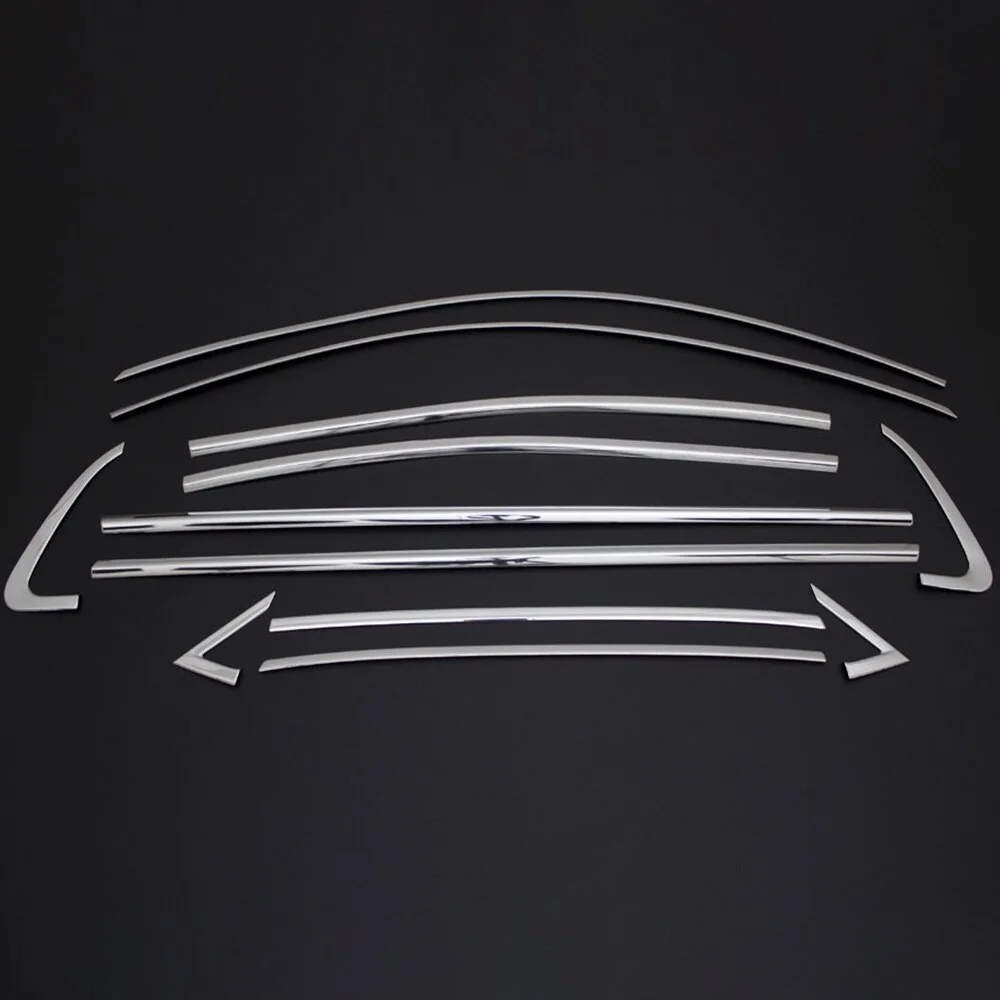 For Chrome window frame Renault Clio 5 12 pieces. 2019 and up. Stainless steel. A quality. Car accessory. Changed