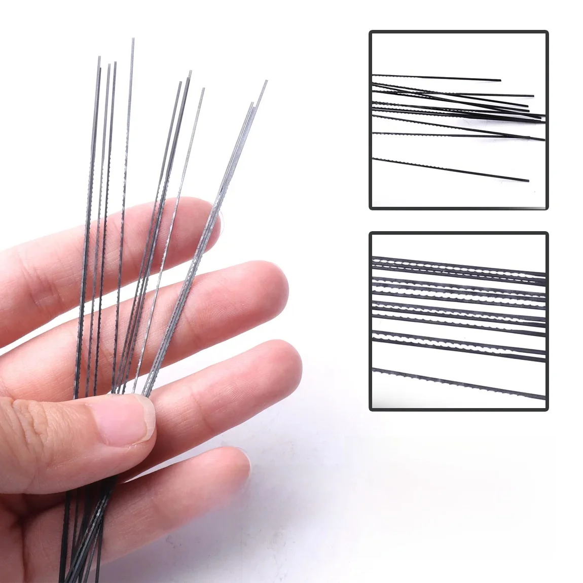 ​ 20 pièces 130mm lames de scie à chantourner lames de scie à main en acier au carbone dureté coupe Fine artisanat forte dureté pour le travail du bois en métal bricolage