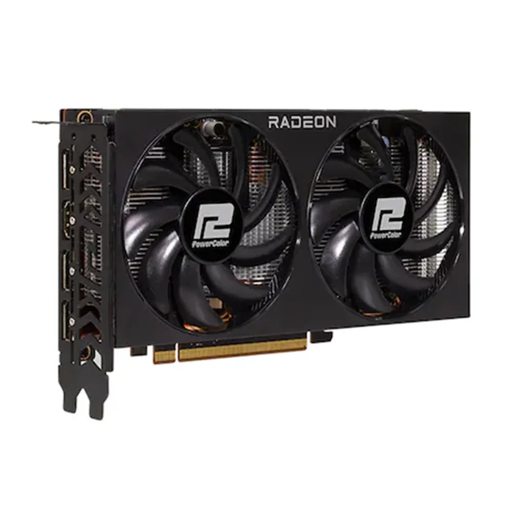 Rx7600 {Powercolor Official Retailer} Radeon Rx 7600 Fighter V2 D6 8Gb Daewon Cts *منتج أصلي محلي، شحن في نفس اليوم*