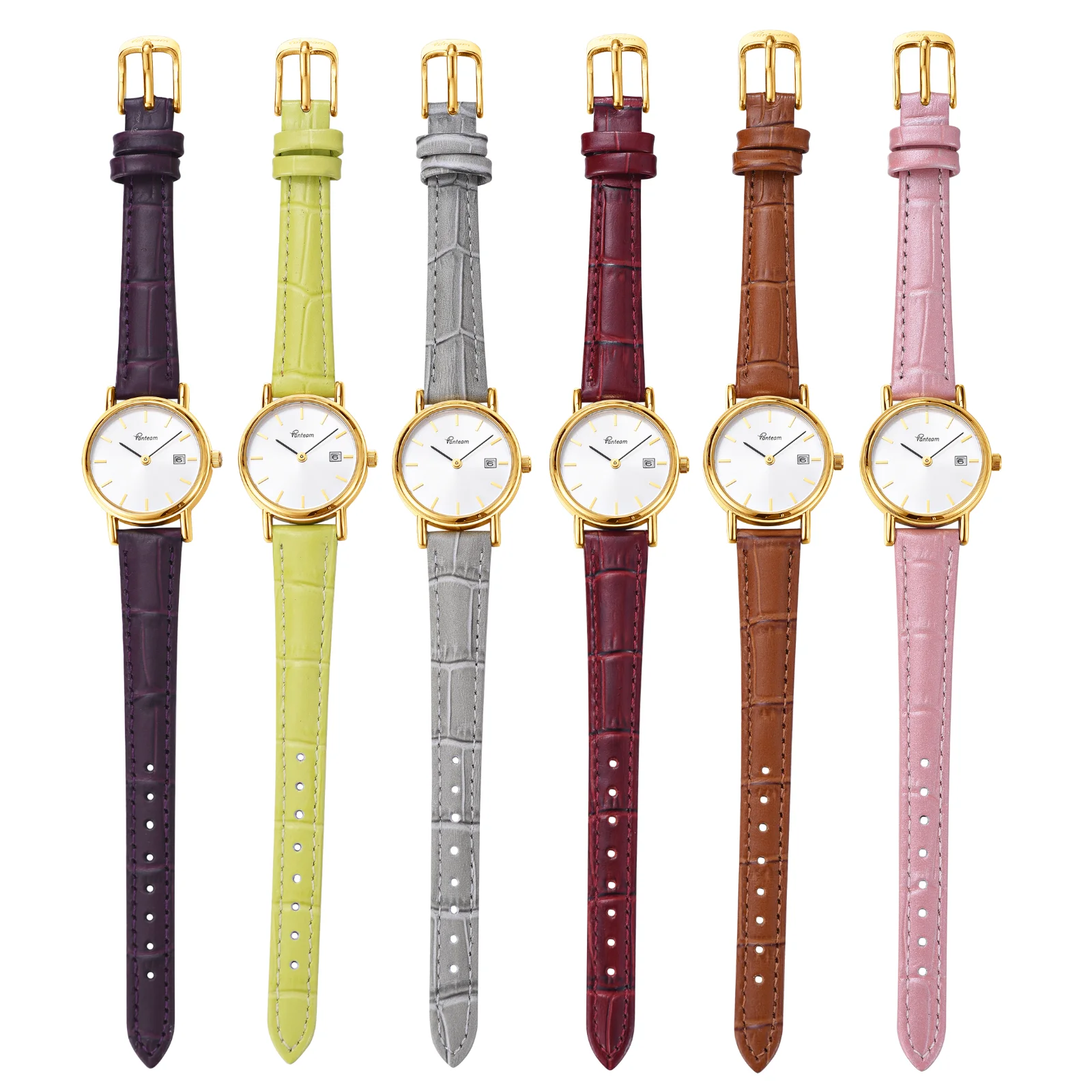 Vanteam Woman Watch luxury Waterproof Fashion new calendar casual quartz watch date genuine leather ladies Gifts Wristwatchs