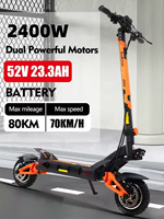 Kukirin G3 Pro New 2400W Dual Motor 52V 23.4ah electric scooter LCD display max speed 70 km/h hydraulic brake foldable eScooter