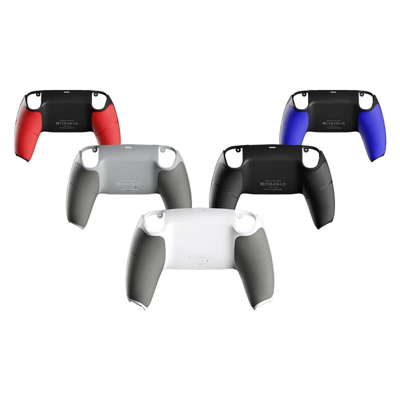 Redesigned PS5 Controller Two-Color Non-Slip Bottom Case Replacement for BDM-010, 020, 030, 040, 050 Model