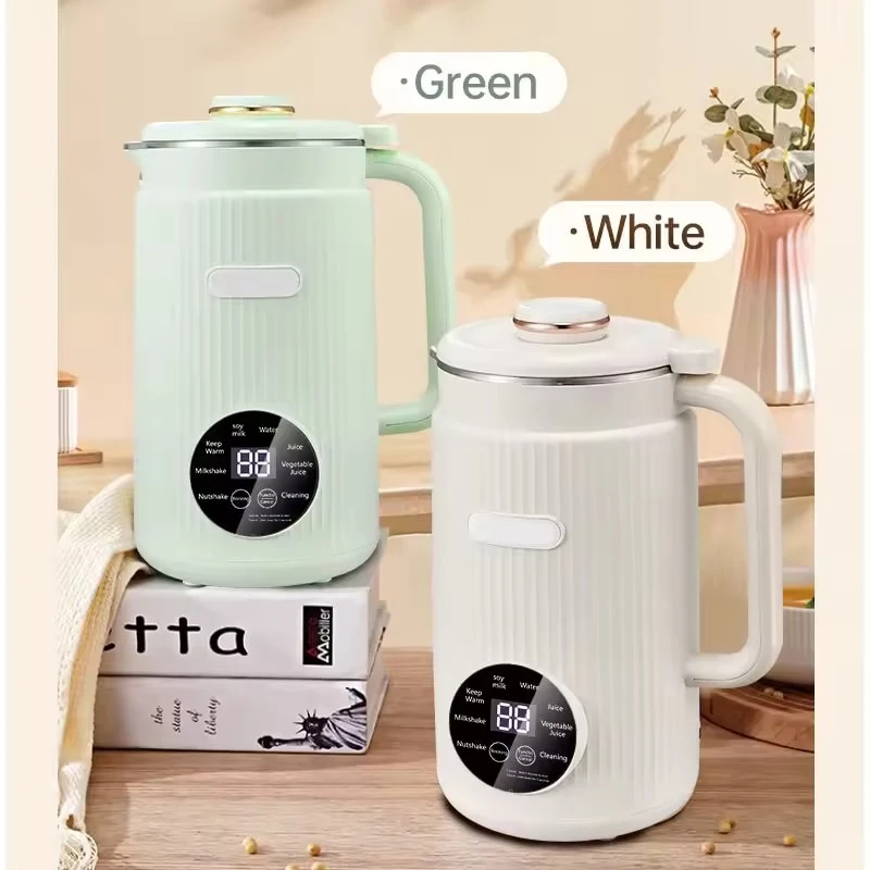 Máquina para Leche de Soya de 1200 ml, 800 W de Calentamiento, 130 W de Mezcla, 220 V, Procesador de Alimentos Multifuncional, Exprimidor de Jugos, Hervidor de Agua Caliente