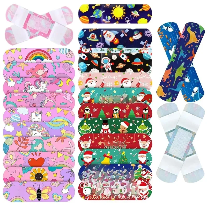 60 sztuk/zestaw Cartoon plaster na opatrunek na rany plaster skóra Kawaii Patch paski pierwszej pomocy taśma wodoodporne bandaże samoprzylepne — zdjęcie 2