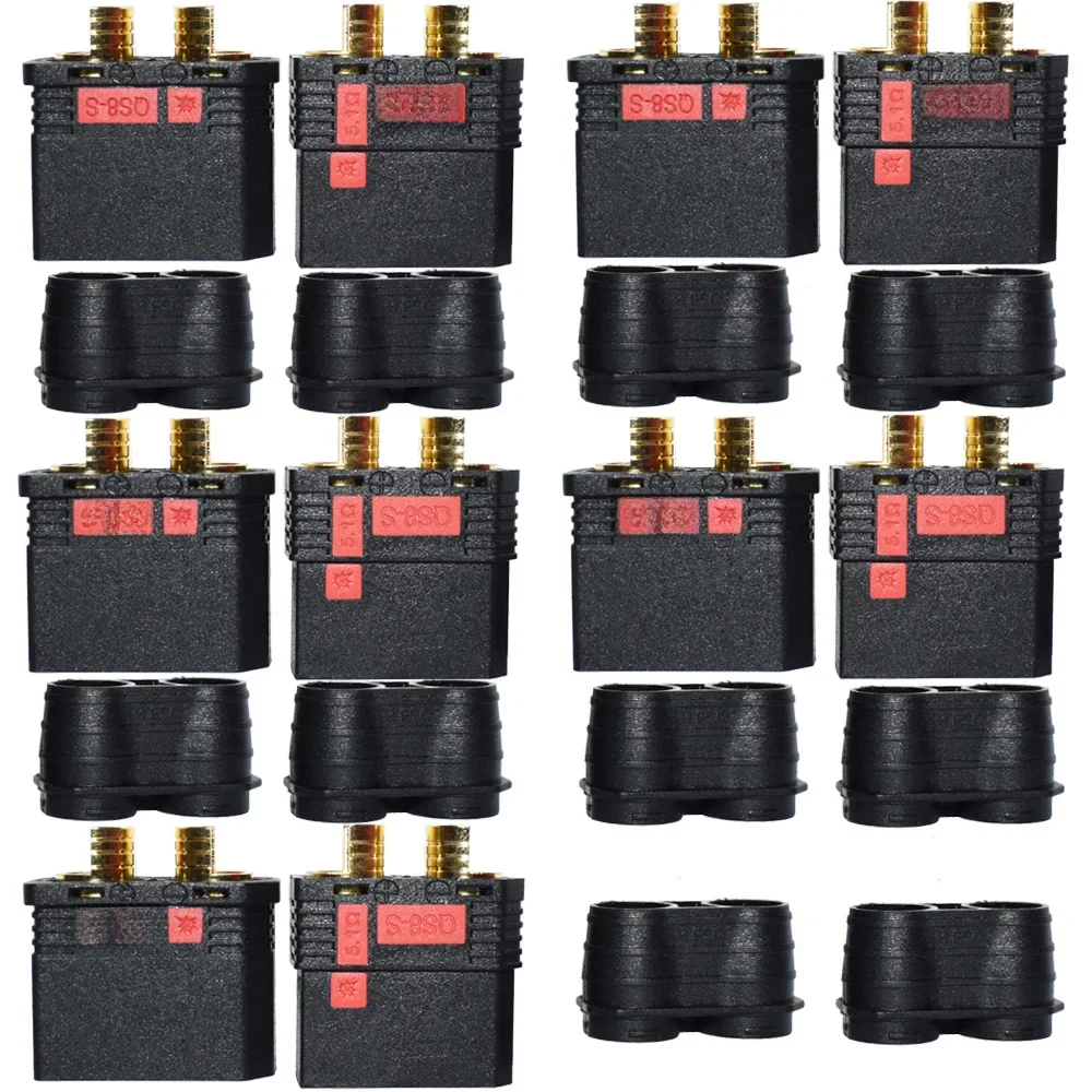 QS8 QS8-S rapDuty connecteur de batterie Anti-étincelle connecteur d'or grande prise de puissance pour RC protection des plantes importateur modèle de voiture