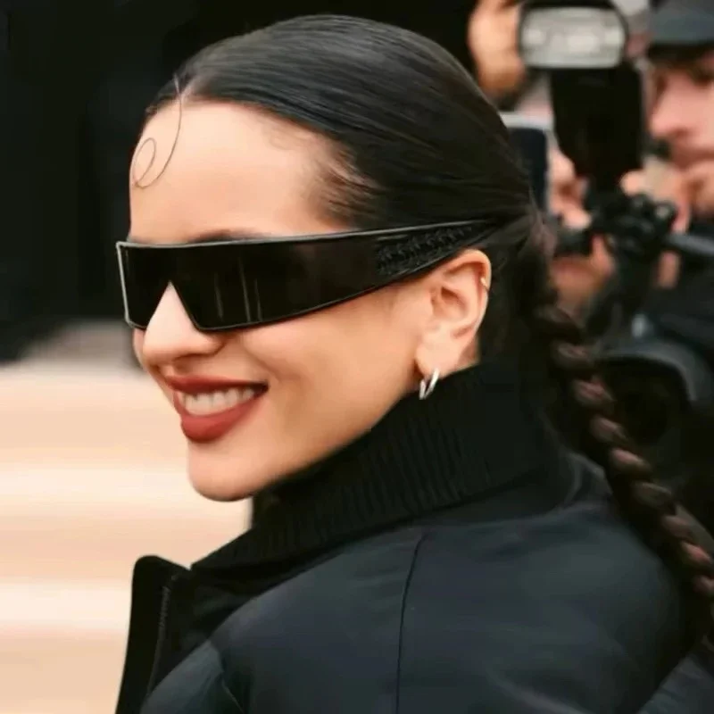 AliExpress TOYEARN New y2k Luxury Brand Designer Vintage Future Sunglasses Women For Men Sun Glasses Punk Party Outdoor Riding Cycling Sport Goggle