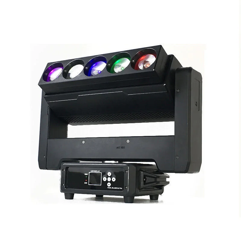 New Dual Face 5X60W LED Pixel Beam Wash Strobe Bar Moving Head Light 5 Eye Multiple Effects DJ Light Club Stage Lighting