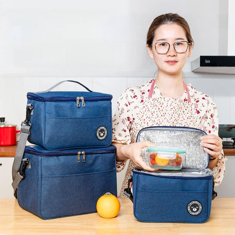 Saco de almoço portátil caixa térmica de alimentos durável à prova dwaterproof água escritório