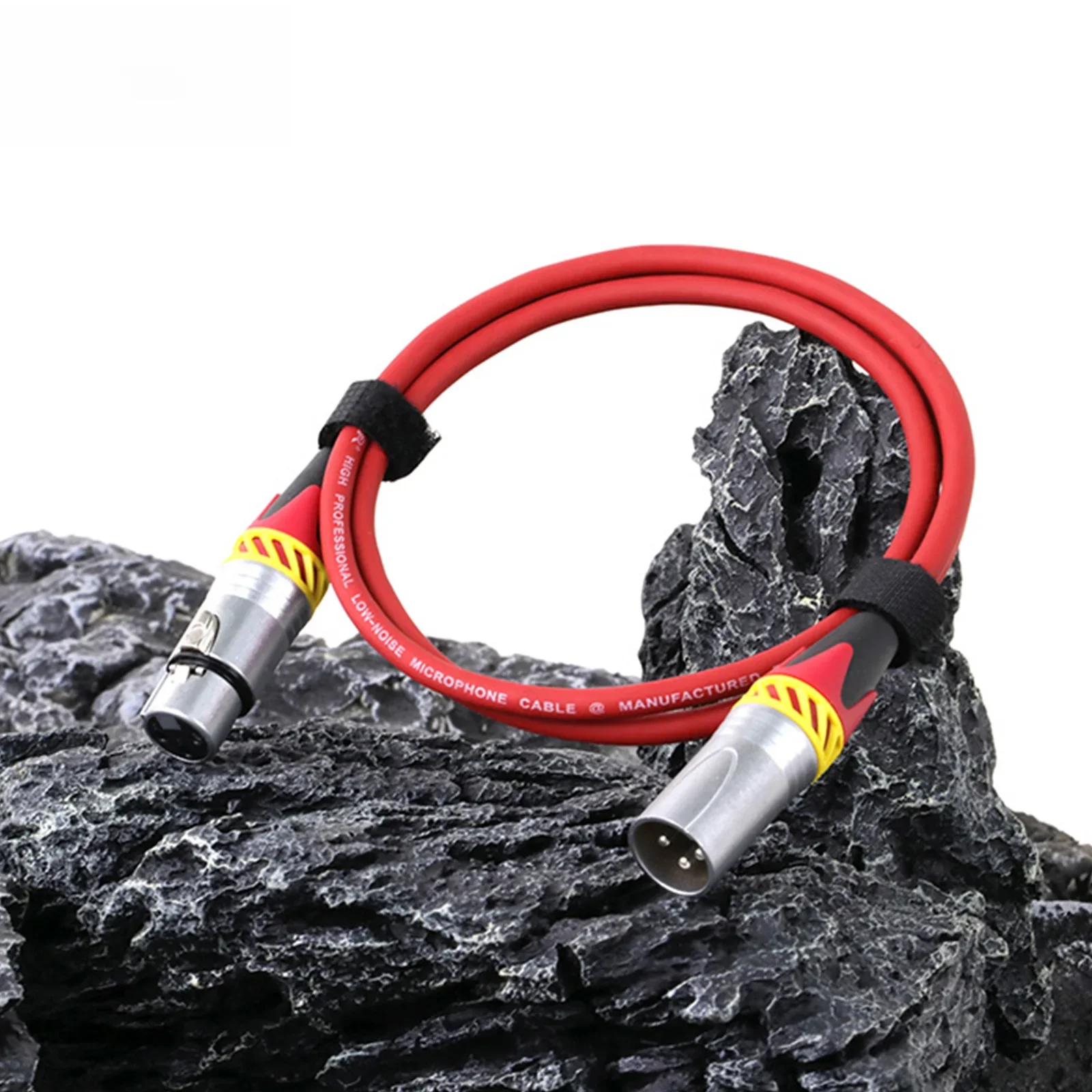 XLR Cable 3Pin Male to Female Plug M/F OFC Balanced Audio MIC Shielded Line Cannon Extension Cord for Monitor Mixer Amp Speaker