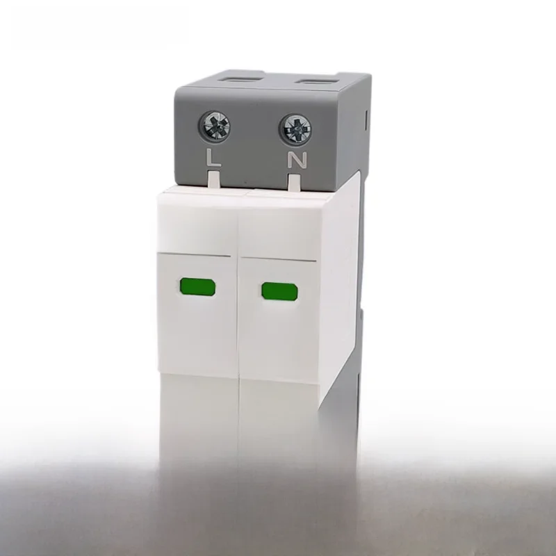Dispositif de protection contre les surtensions domestique, parafoudre basse tension, rail DIN, éventuelles D AC 2P, 20, 40KA, 30KA, 60KA, 275V, 385V