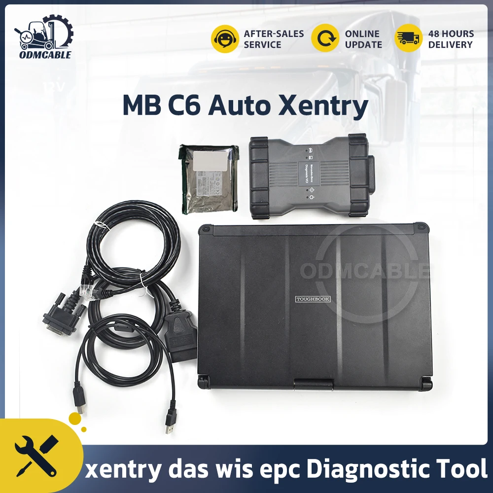 For V2021.8 MB C6 OEM DoIP Xentry Diagnosis VCI Multiplexer with Software SSD Auto Scan Tools