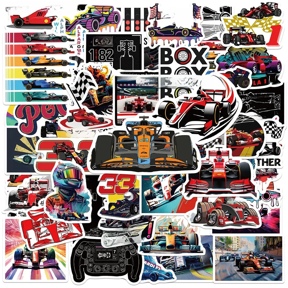 AliExpress PickJoy 50pcs F1 Formula One Cool Speed Racing Stickers For Decoration Motorcycle Car Laptop Bike Case