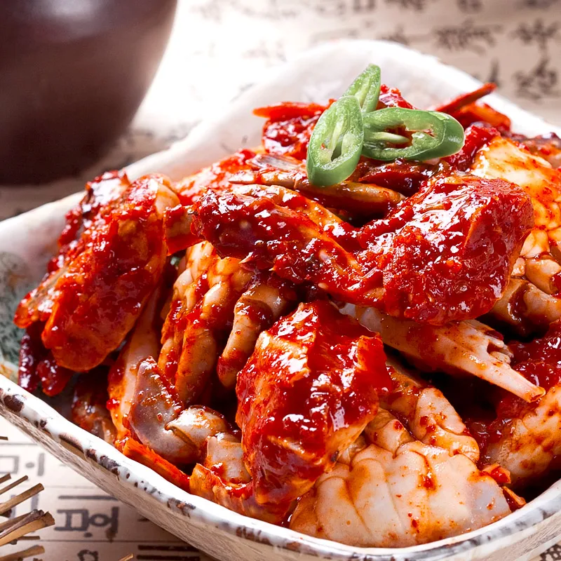 (바다우체국) 한입 간편 알배기 양념 꽃게장 300gx1팩/암꽃게 특제양념소스 HACCP인증(업체별도 무료배송)