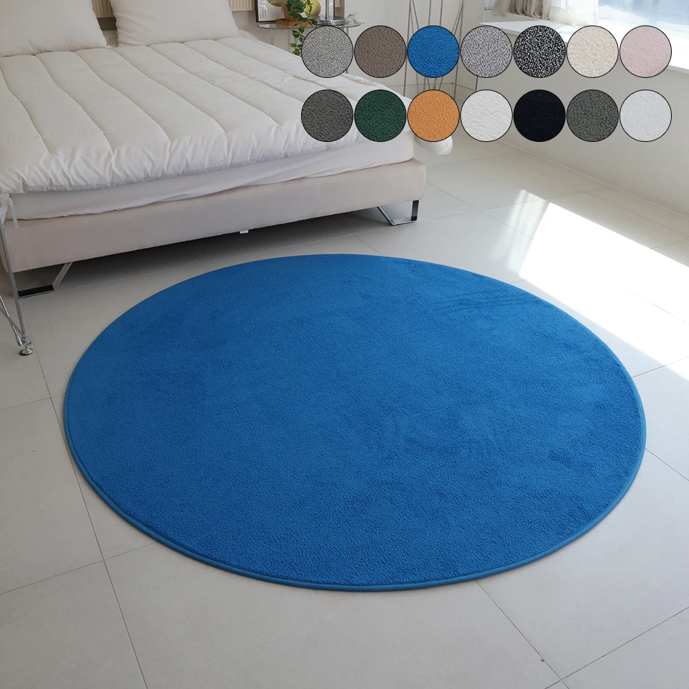 Dirt-free water washable four-season circular lug large and small size, selectable carpet for kids room room versatile practical pretty color design