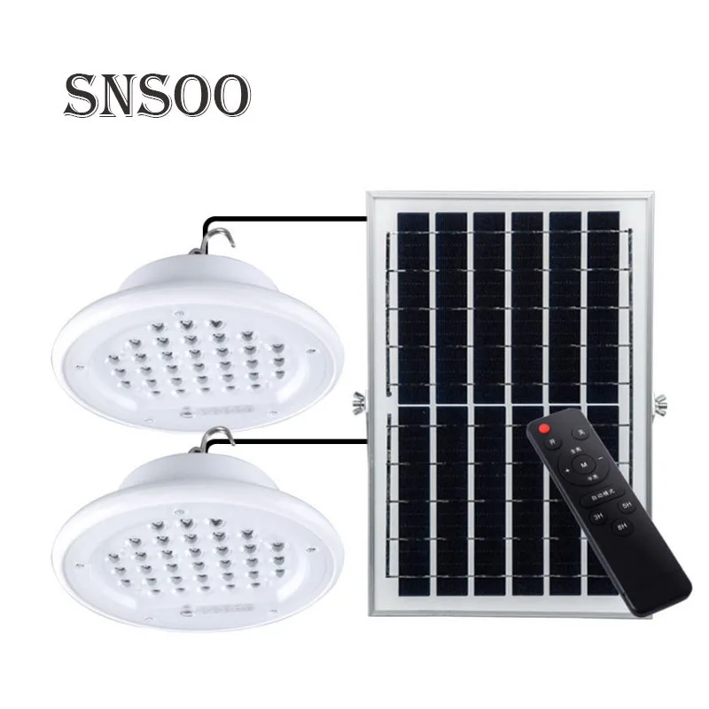 High quality outdoor waterproof 2pcs solar wall mounted light solar plate light with one solar panel and control