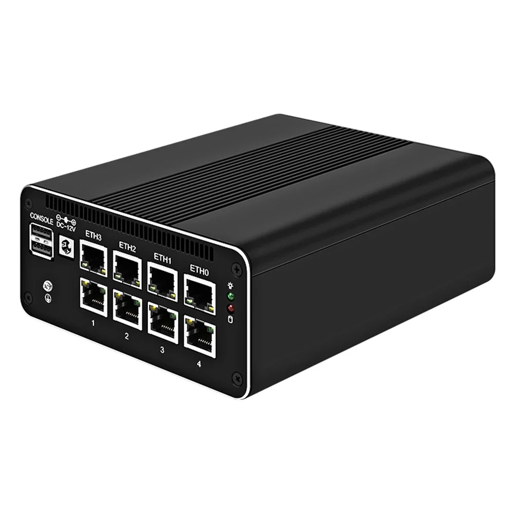 12e generatie beveiligingsfirewall voor thuis en zakelijk VPN-server en client Intel i3-N305 N200 N100 2SFP 4x2,5G/8x2,5G DDR5 Nvme