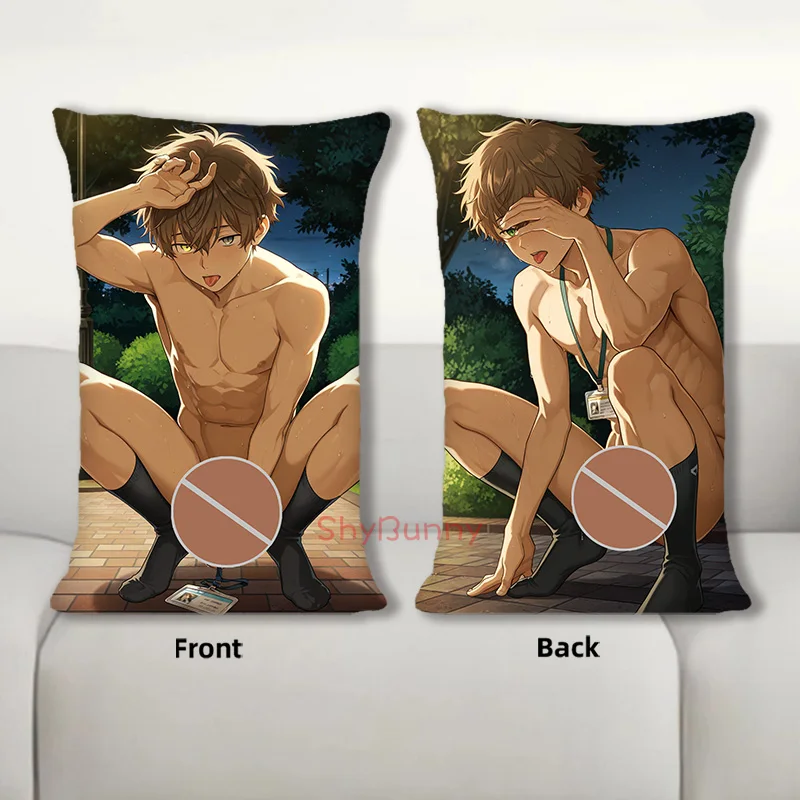 Dakimakura Anime Alban Knox NIJISANJI Body Pillow Cover Sofa Cushion Double-side Print Throw Pillow Case 40X60cm