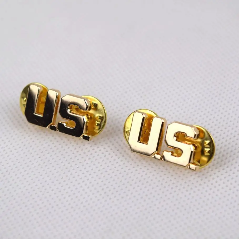 Para USA USA Odznaki oficerskie na klapach Przypinki Insignia — zdjęcie 2