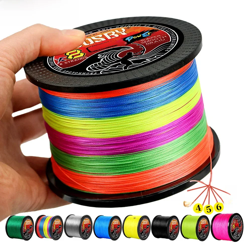 Pleciona żyłka wędkarska 8 nici 100M 300M 500M 1000M Spinning PE Multifilamento Japa Carp Fly Sea Saltwater Weave Extreme Pesca — zdjęcie 2